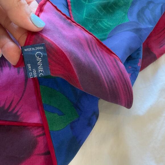 Bundle of (5) Assorted Scarves / Pashmina Maison Scotch Ginnie Johansen Silk - Picture 7 of 8